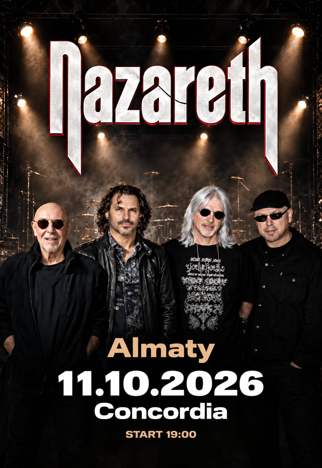 Афиша меропрития: Группа "Nazareth" в Алматы